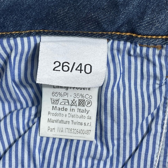 NWT SHAFT Jeans Dolly Giza Denim Stretch Women's Italian 40 US‎ 26 - Picture 12 of 13